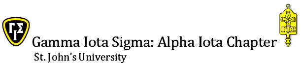 Gamma Iota Sigma:&nbsp;Alpha Iota Chapter